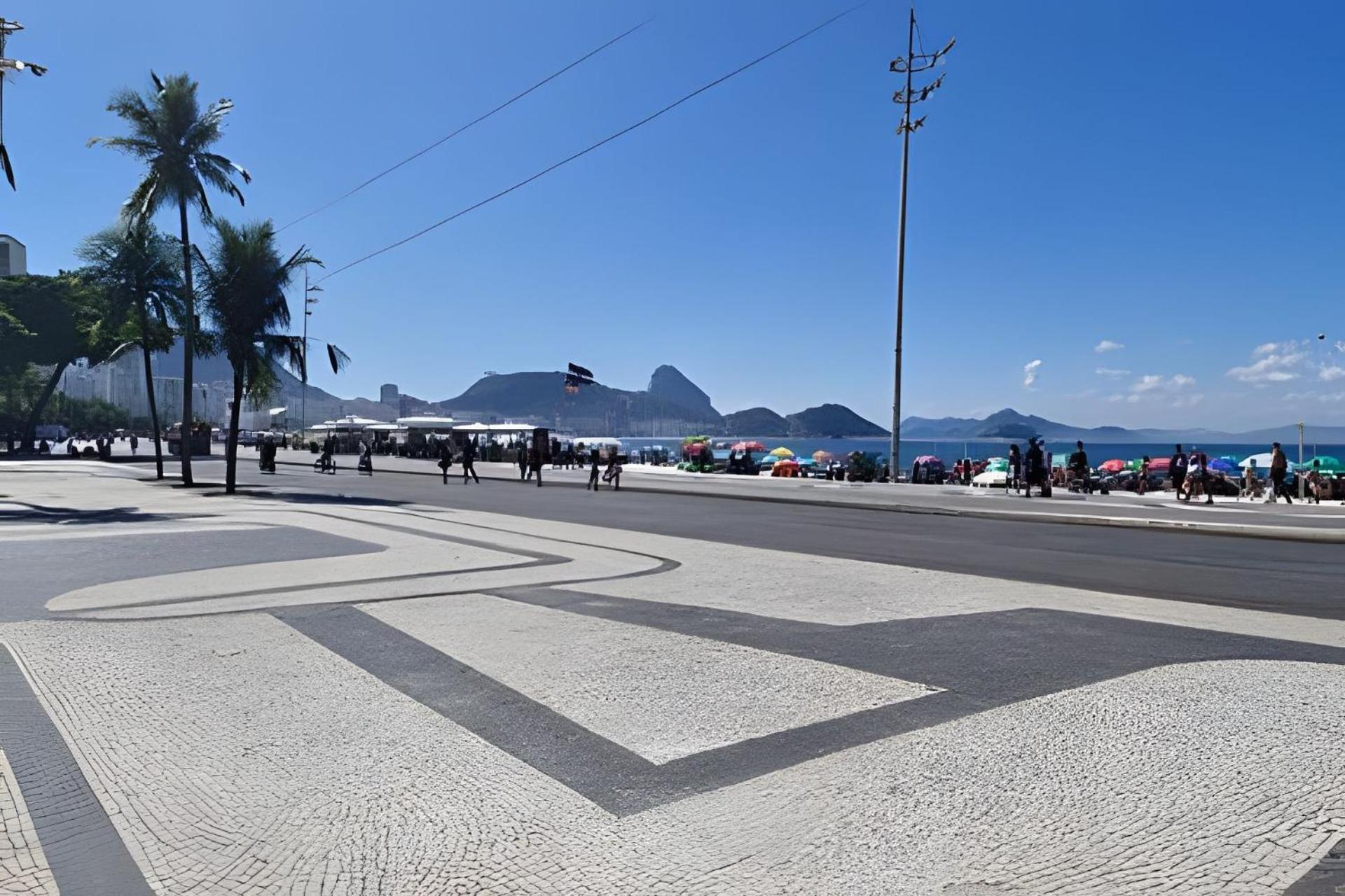 Studio Pe Na Areia Em Copacabana Ріо-де-Жанейро Екстер'єр фото