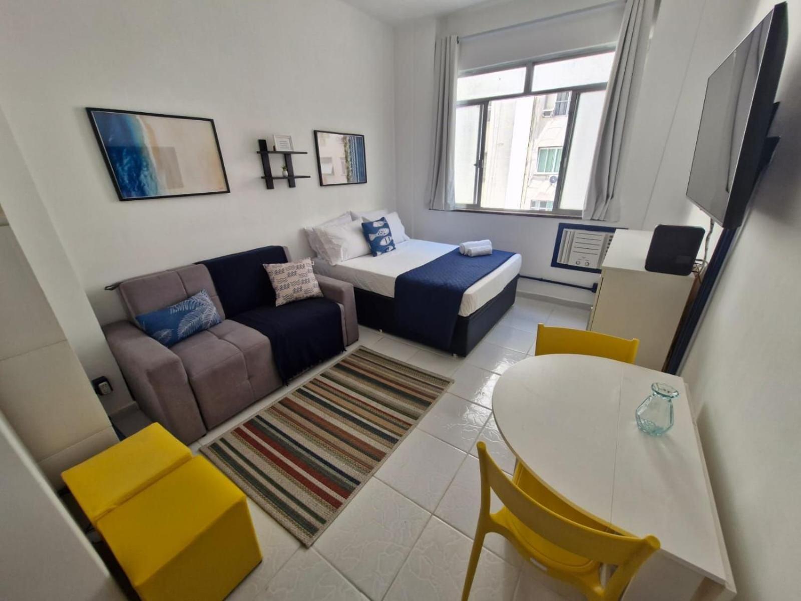 Studio Pe Na Areia Em Copacabana Ріо-де-Жанейро Екстер'єр фото