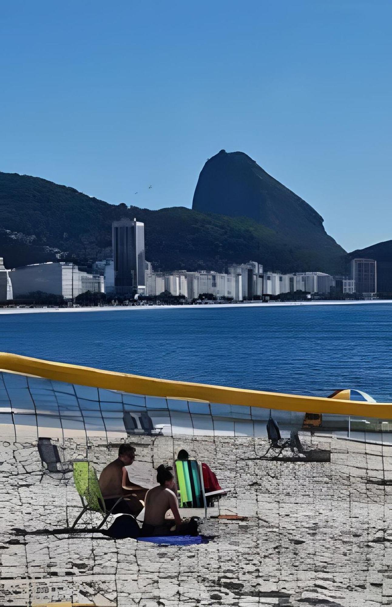Studio Pe Na Areia Em Copacabana Ріо-де-Жанейро Екстер'єр фото