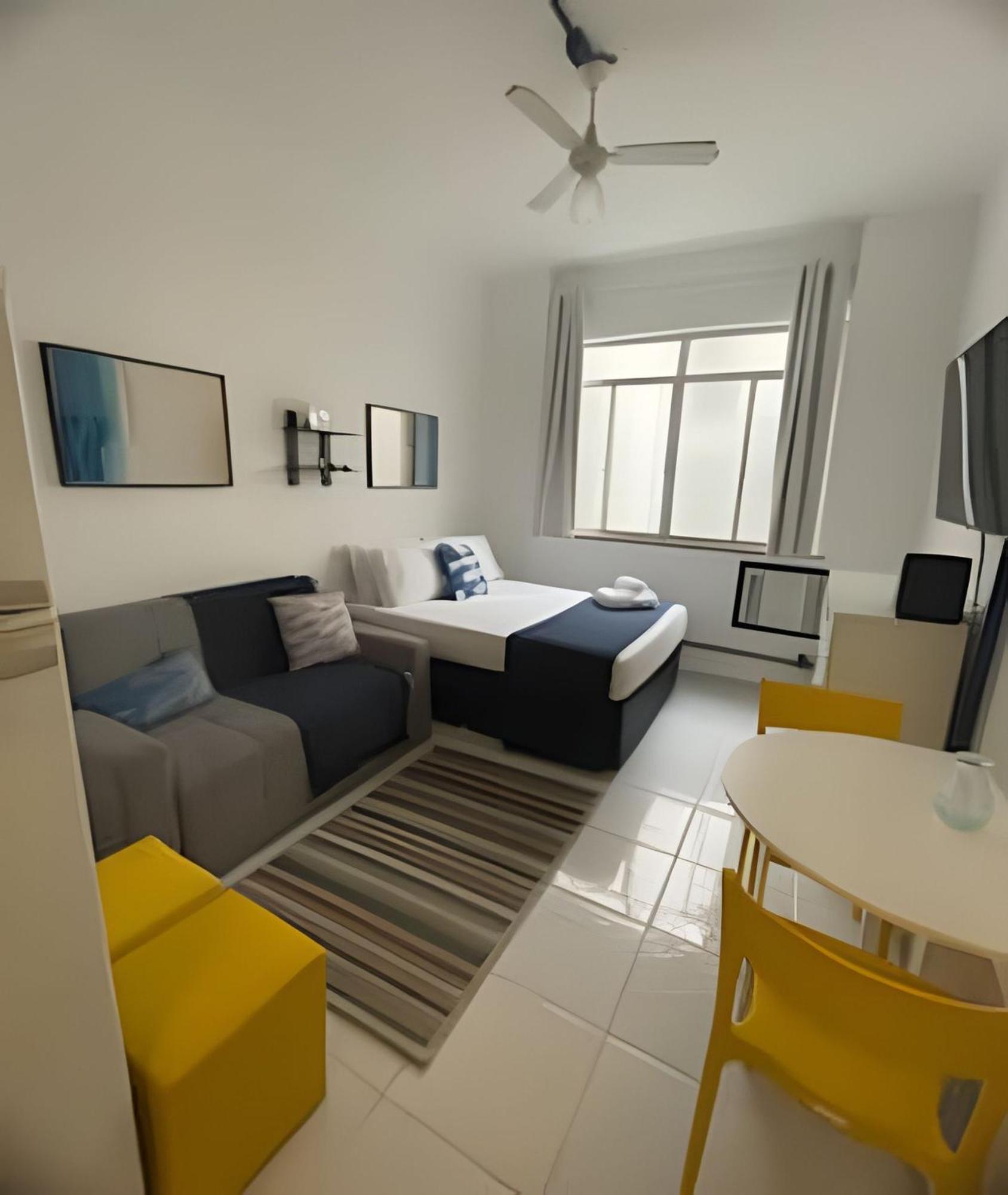 Studio Pe Na Areia Em Copacabana Ріо-де-Жанейро Екстер'єр фото